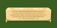 Wooden Laser Engraved Triple Tealight Holder - Nativity