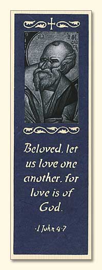 St. John the Theologian Laser-Engraved Bookmark