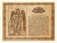 Guardian Angel with Girl and Praye Laser-engraved Icon