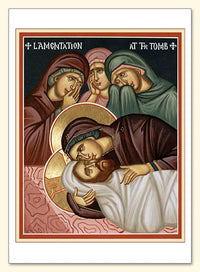 Lamentation at the Tomb Greeting Card