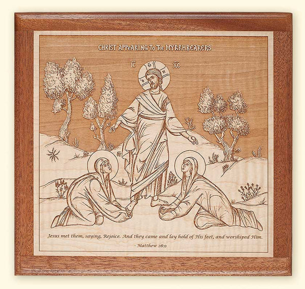 L2Jesus Christ Appearing to the Myrrhbearing Women Laser-engraved Icon