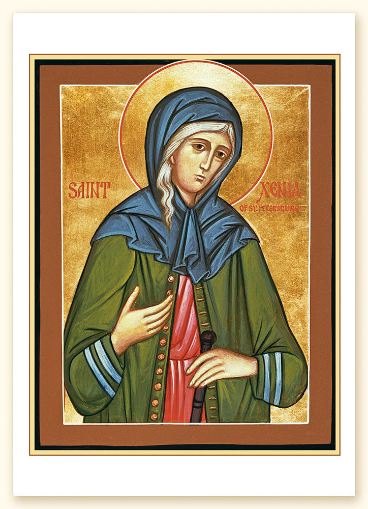 St. Xenia of St. Petersburg Card