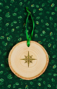 Rustic Ornament with Cardinal