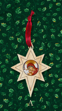 Nativity Star Ornament