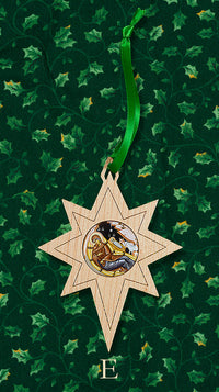 Nativity Star Ornament