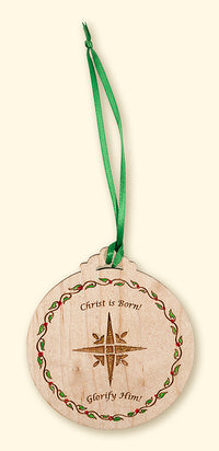 Sweet-Kissing Nativity Ornament