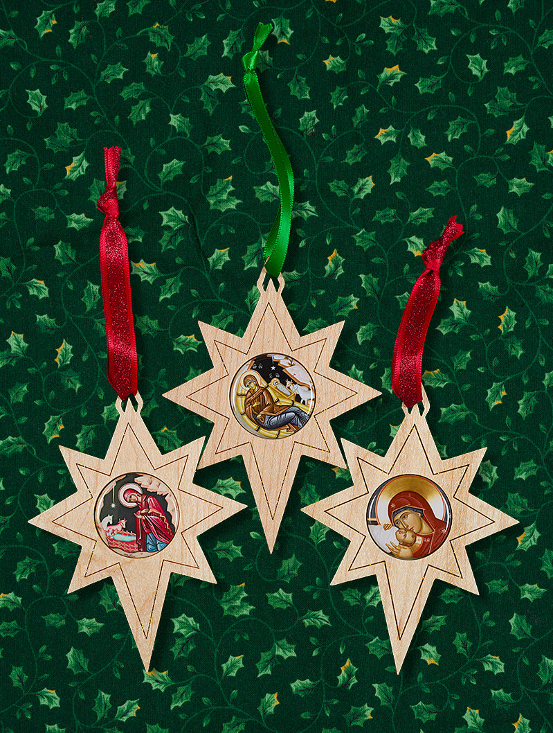 Nativity Star Ornament