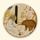 St Seraphim with Bear