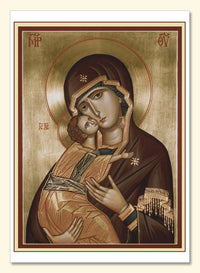 Vladimir Mother of God Card