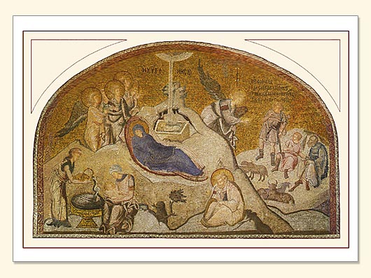Nativity Mosaic at the Monastery of Chora Card