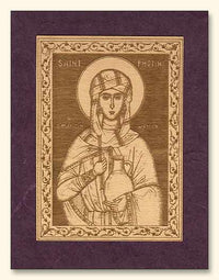 St. Photini the Samaritan Wood Veneer Card