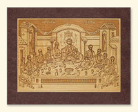 Mystical Supper Icon Wood Veneer Card