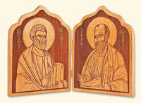 Diptych with Saints Peter and Paul