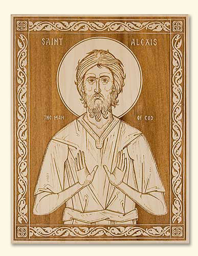 St. Alexis Man of God Icon