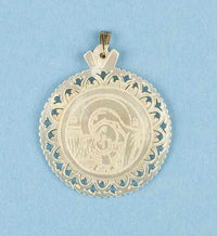 Mother of Pearl Nativity Detail