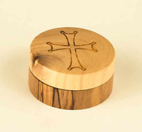 Olivewood Round Box