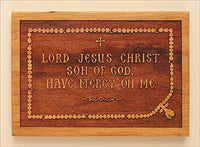 Jesus Prayer Laser-engraved Plaque