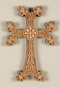 Armenian Laser-engraved Wall Cross