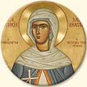 St. Anastasia Icon Button