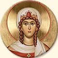 St. Barbara Icon Button