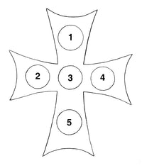 Five-Button Cross