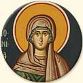 St. Domnica Icon Button