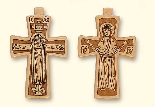 L178 Early Christian Priest's Cross, Laser Engraved