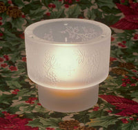 L302 Small Cross and Grapevine Tealight Holder
