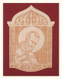G246 St. Nicholas Wood Veneer Card Two