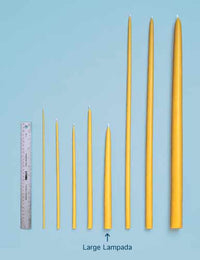 Large Lampadas, 1 Bundle of 8 candles