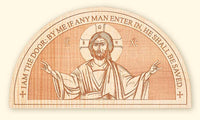 L253 Our Saviour Semi-circular Laser Engraved Icon