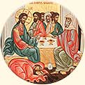 B127 Christ Forgives the Sinful Woman Button