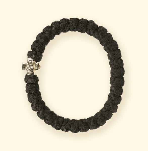 Circular 33 Knot Prayer Rope with Cross Bead – Holy Nativity Convent