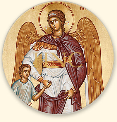 Guardian Angel with Boy