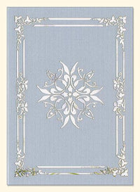 G114 Flower Design Laser-cut Card