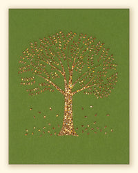 Autumn Tree Laser Cut Card