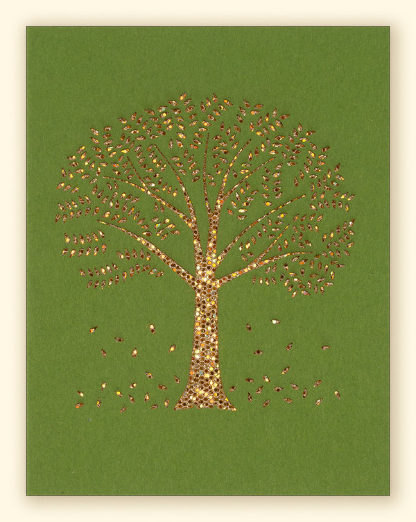 Autumn Tree Laser Cut Card