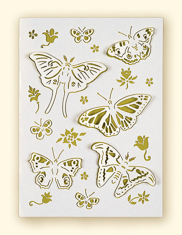 Butterflies Laser-cut Pascha Card