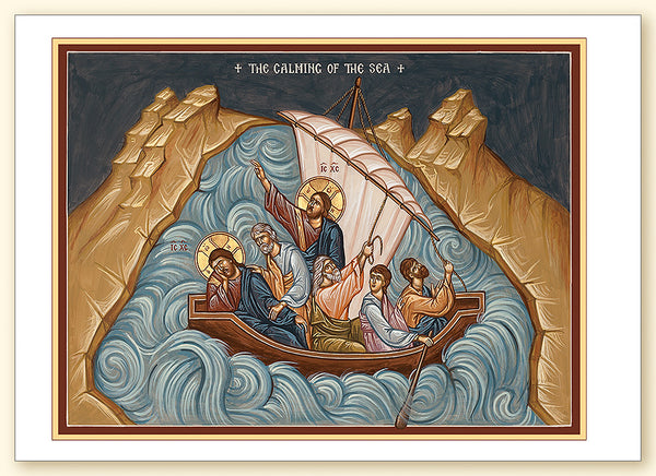 Our Saviour Calming the Sea Greeting Card