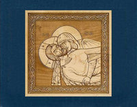 Lamentation at the Tomb Icon Wood Veneer Card