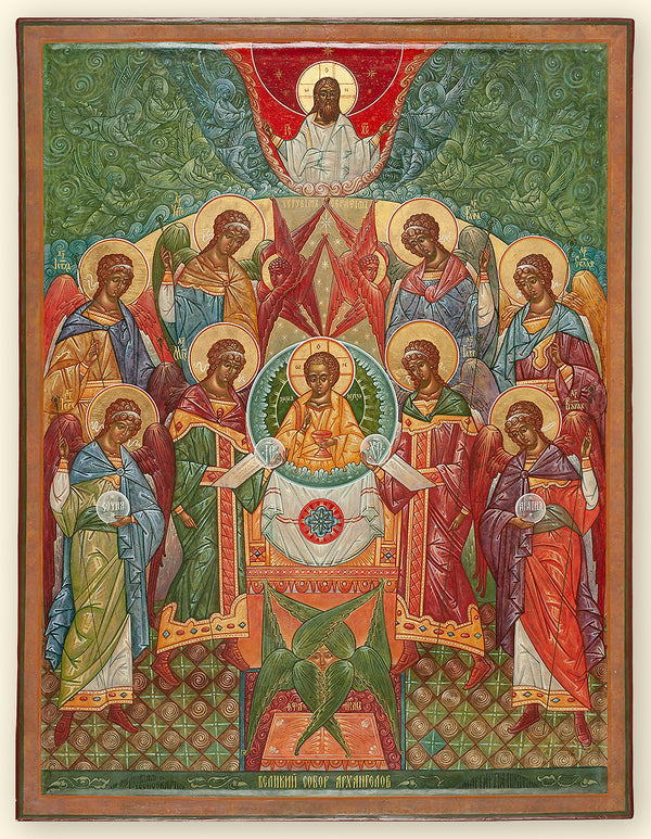 Synaxis of the Archangels Hand-Painted Icon