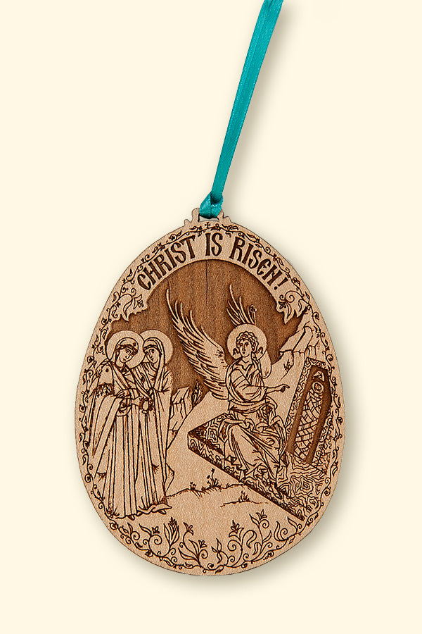 Myrrhbearing Women Laser Engraved Hanging Icon