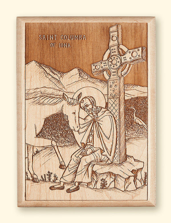 St. Columba Final Parting Laser-engraved icon