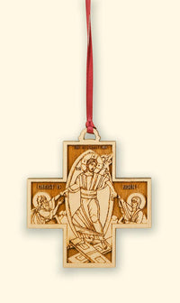 Resurrection and Myrrhbearers Hanging Cross