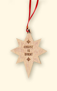 Nativity Star Ornament