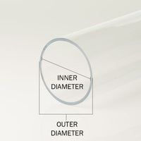 Cut-to-Size Clear Acrylic Tube